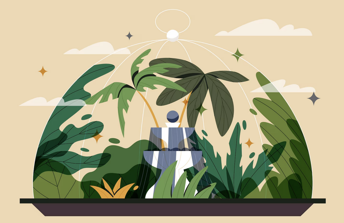 Lake illustration
